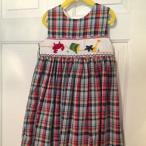 Plaid Kids Casual Dress
